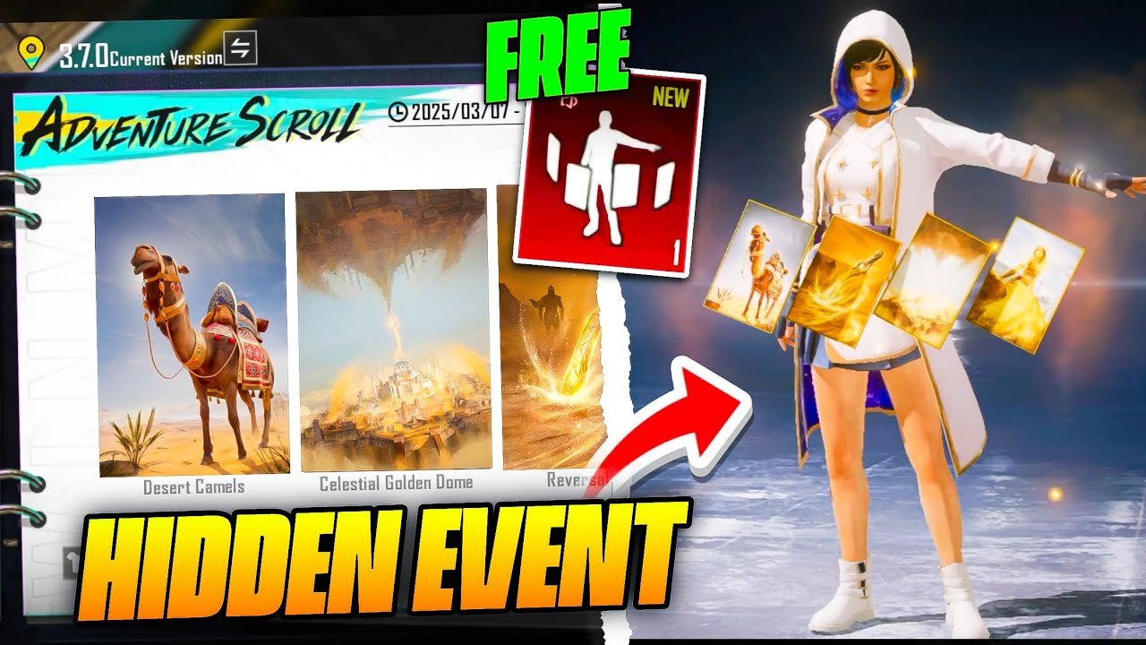 BGMI Hidden Get Free Card Emote