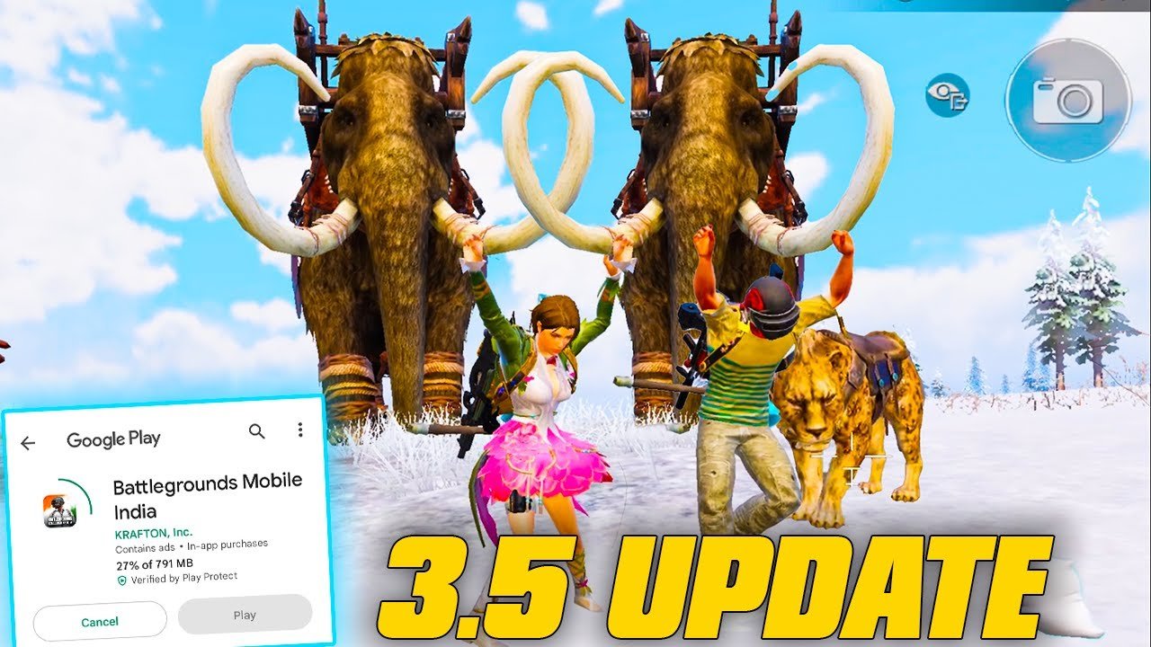 BGMI New Update 3.5 Release Date