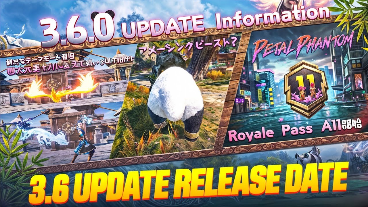 BGMI New Update 3.6 Release Date