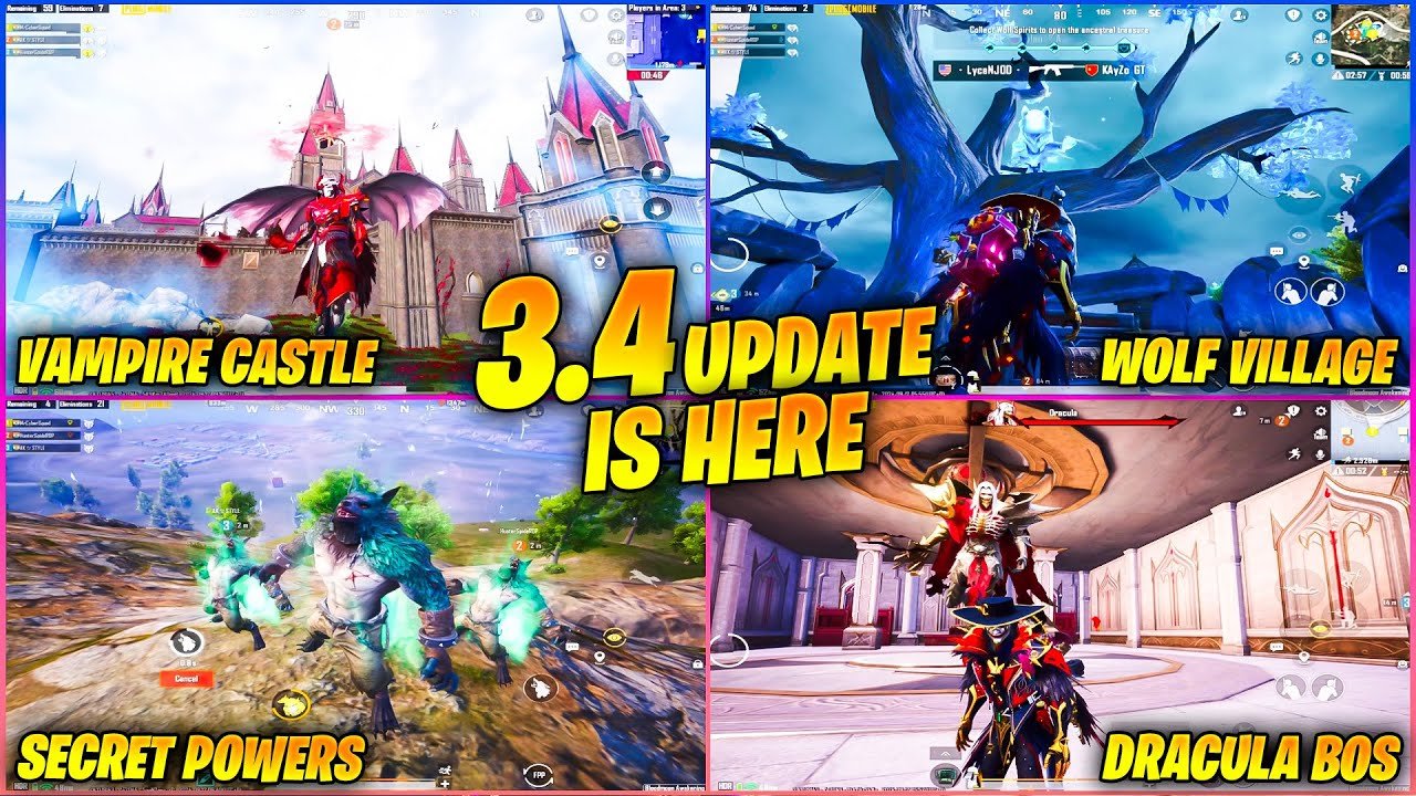 BGMI New Update 3.4 Release Date