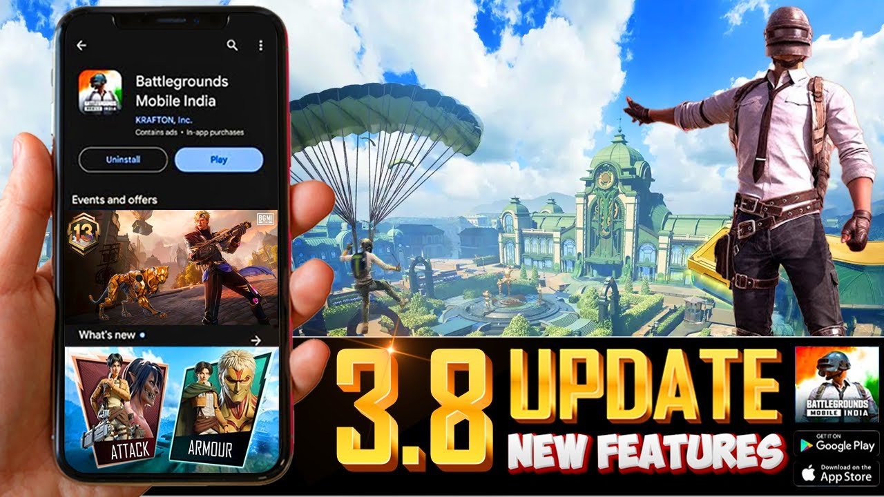 BGMI 3.8 Update New Features