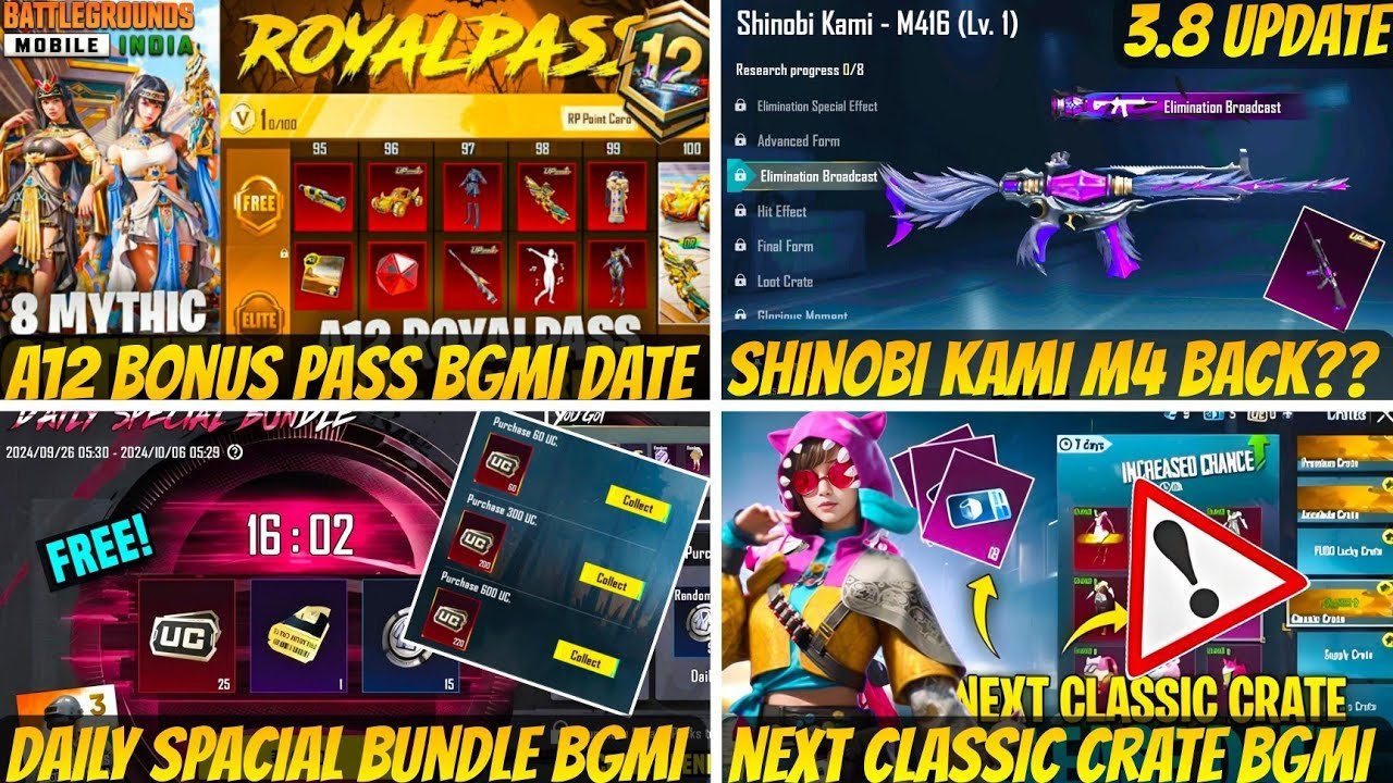 BGMI 3.8 Update Event