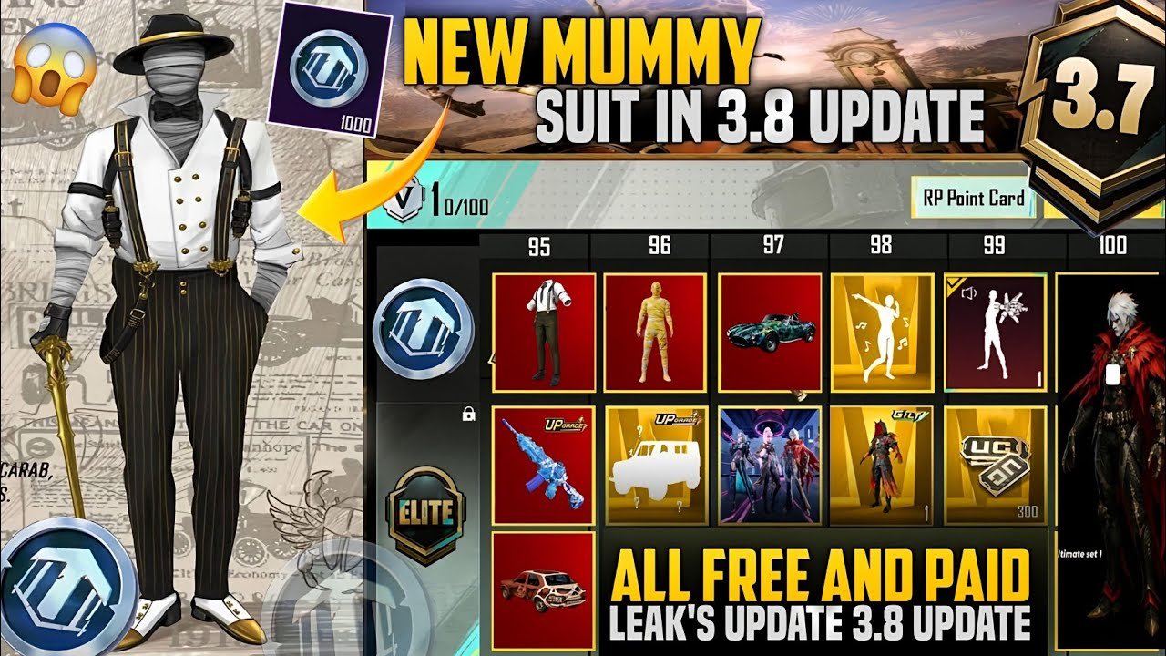 BGMI New Mummy Suit