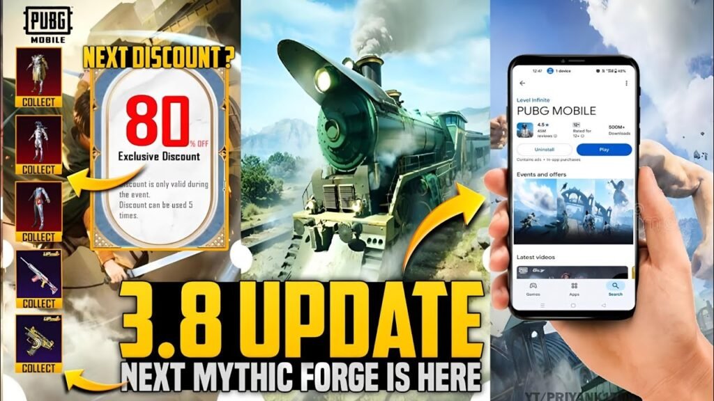 BGMI 3.8 Update Mythic Forge
