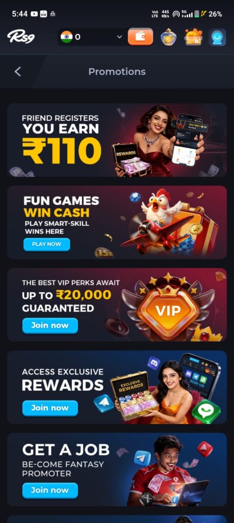 RS9 Game App